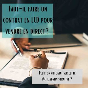 contrat de location en LCD