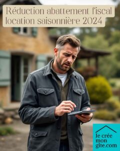 réduction abattement fiscal location saisonnière 2024