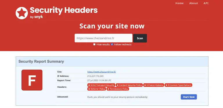 créer un site internet de gîte sécurisé