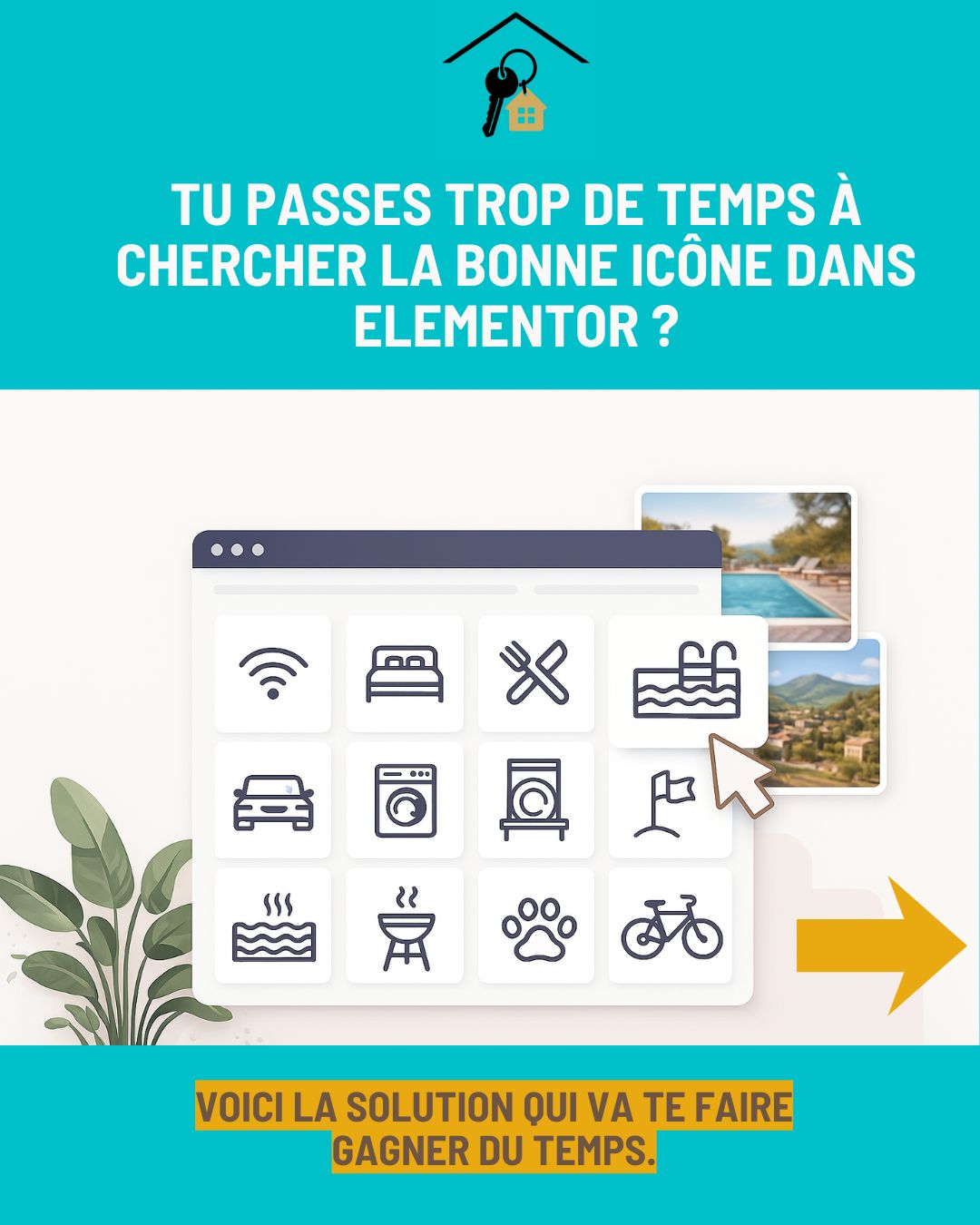 Lire la suite à propos de l’article catalogue d&rsquo;icônes elementor pour gîte et chambre d&rsquo;hôtes