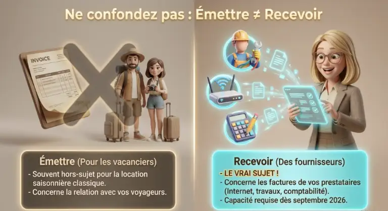 facture électronique chambre d'hôtes