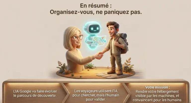 l'ia fait evoluer la decouverte de ton gite