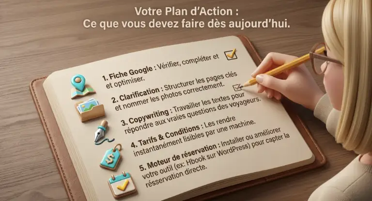 plan d'action visibilité ia
