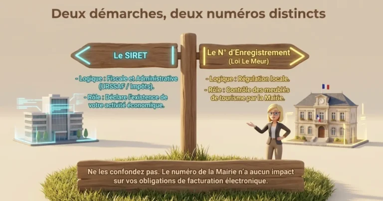 tva siret numero enregistrement