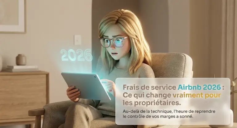 changement frais de service Airbnb