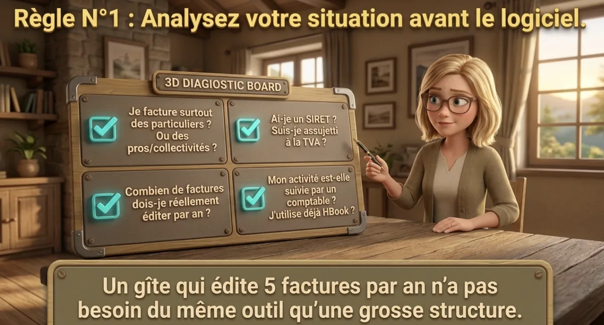 questions à se poser avant de choisir un outil de facture électronique pour gîte