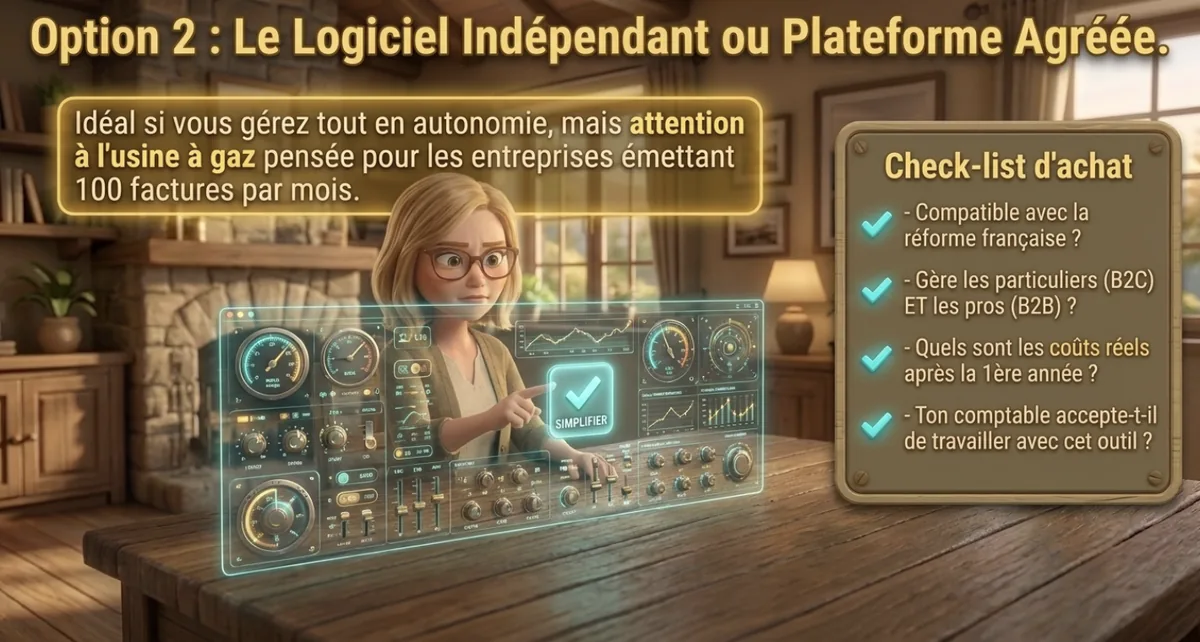 logiciel de facturation indépendant ou plateforme agréée pour location saisonnière