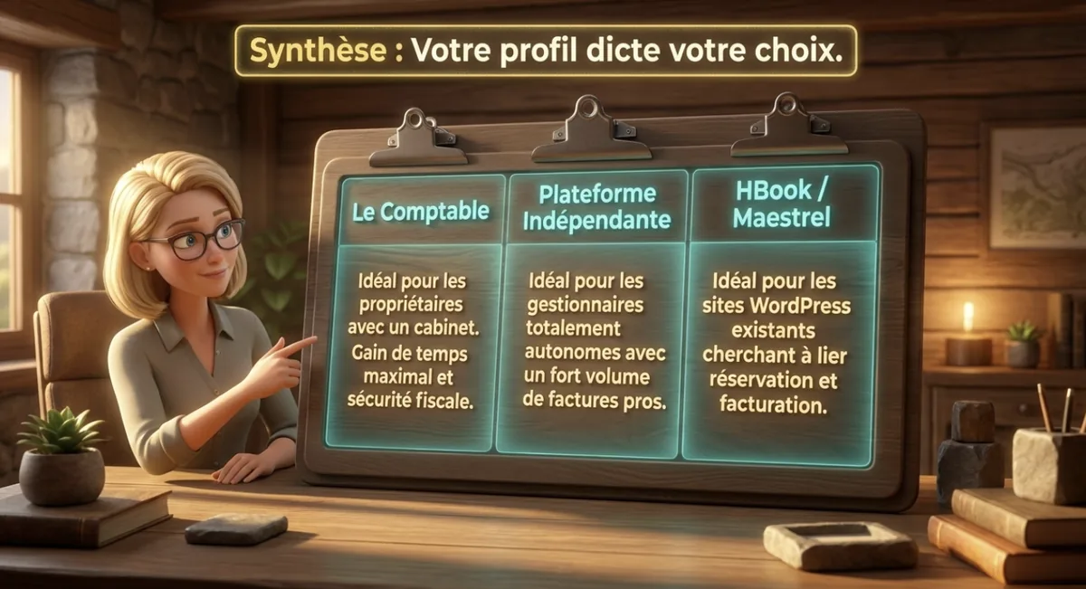 choisir entre comptable plateforme indépendante et HBook Maestrel pour la facture électronique