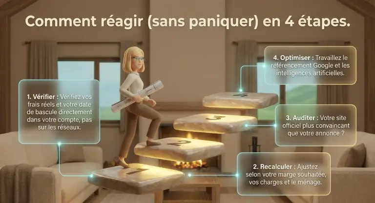 frais de service Airbnb 2026 propriétaire de gîte réservation en direct